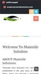 Mobile Screenshot of maxmilesolutions.com